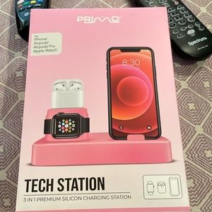 Tech Station 3 In 1 Premium Silicon Charging Station